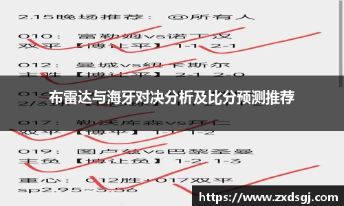 布雷达与海牙对决分析及比分预测推荐